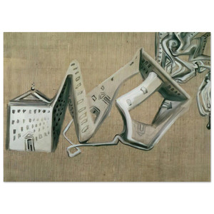 Salvador Dali Architectural Contortion El Escorial Fine Art Print