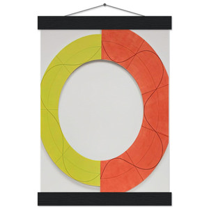 Robert Mangold SPLIT RING IMAGE 1 2009 Poster with Hanger