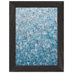 Yayoi Kusama  SEA 2005 Premium Wooden Framed Art Print / Poster