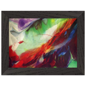 Paul Jenkins Phenomena Sun over the Hour Glass 1966 Wooden Framed Art Print