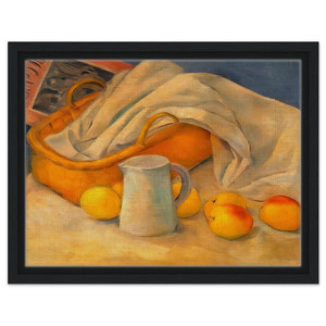 Esteban Vicente  STILL LIFE WITH LE CRAPOUILLOT 1925 Framed Canvas