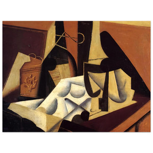 Juan Gris  STILL LIFE WITH WHITE TABLECLOTH 1916 Aluminum Print
