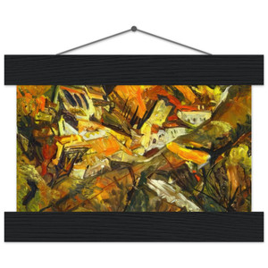 Chaim Soutine  CERET LANDSCAPE Museum-Quality Matte Paper Poster with Hanger