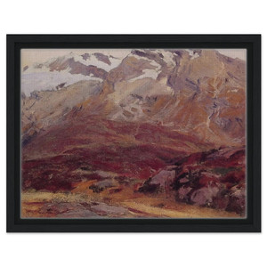 John Singer Sargent  Coming Down from Mont Blanc Framed Canvas