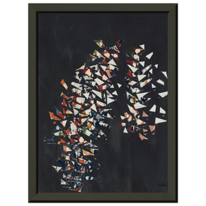 Robert Goodnough  ZZZ  1998 Premium Metal Framed Art Print / Poster