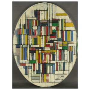 Robert Goodnough  Circle III  PostPainterly Abstraction Wood Print