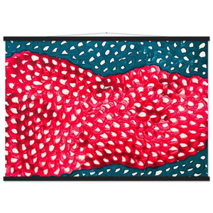 Yayoi Kusama  WAVES 1953 Museum-Quality Matte Paper Poster with Hanger