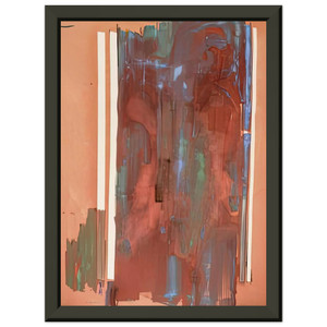 Helen Frankenthaler  Plexus 1976 Premium Metal Framed Art Print / Poster