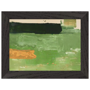 Helen Frankenthaler  Mediterranean 1981 Premium Wooden Framed Art Print / Poster