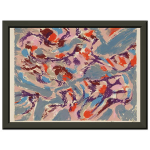 Alfred Manessier  Early Spring N3 Premium Metal Framed Art Print / Poster