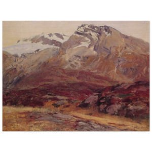 John Singer Sargent  Coming Down from Mont Blanc Wood Print