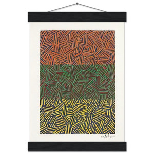 Jasper Johns  UNTITLED 1978 N1 Museum-Quality Matte Paper Poster with Hanger