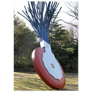Claes Oldenburg TYPEWRITER ERASER SCALE X Van Bruggen Collab Fine Art Print 1999