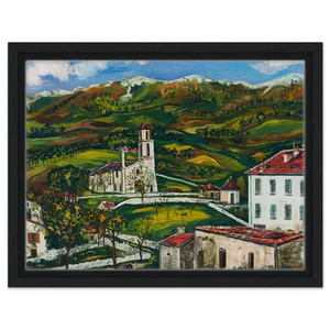 Maurice Utrillo  Untitled N27 Framed Canvas