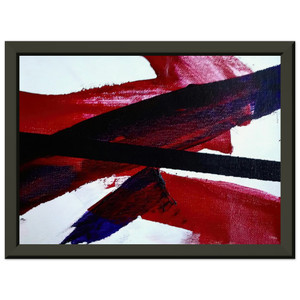 Luis Feito  UNTITLED NR 2318 2006 Premium Metal Framed Art Print / Poster