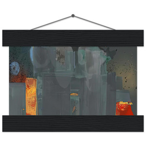 Helen Frankenthaler  Janus 1990 Museum-Quality Matte Paper Poster with Hanger