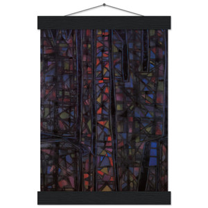 Manessier Nocturne 1952 Museum-Quality Matte Paper Poster with Hanger