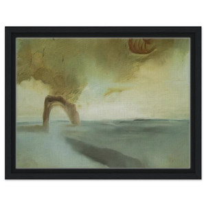 Salvador Dali LANDSCAPE WITH ROCK IN THE SHAPE OF A TRIUMPHAL ARCH Print