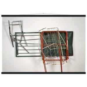 Robert Rauschenberg GREENHOUSE GLUT NEAPOLITAN 1987 Poster with Hanger