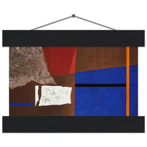 Enrico Prampolini ASTRAZIONE PLASTICA 1954 Matte Poster with Hanger