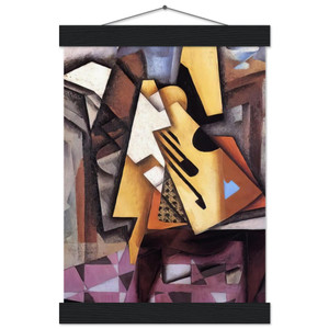 Juan Gris  GUITAR ON A CHAIR 1913 Museum-Quality Matte Paper Poster with Hanger
