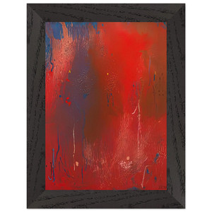 Helen Frankenthaler  Warrior 1991 Premium Wooden Framed Art Print / Poster