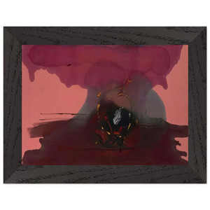 Helen Frankenthaler  Harbinger  1986 Premium Wooden Framed Art Print / Poster