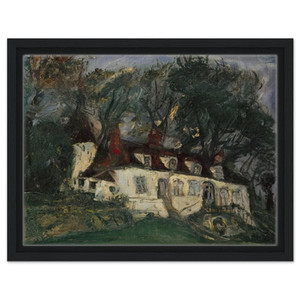 Chaim Soutine  HOUSE AT OISEME 1934 Framed Canvas
