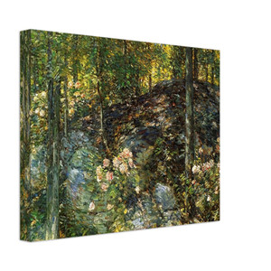 Childe Hassam  Laurel on the Ledges Canvas