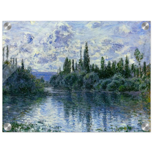 claude monet  Arm of the Seine near Vetheuil Acrylic Print