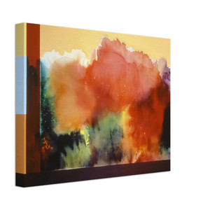 Ronnie Landfield  For The Gypsy and His Daughter  1985 Canvas