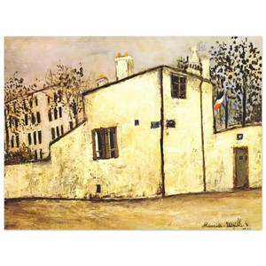 Maurice Utrillo  HECTOR BERLIOZ S HOUSE Aluminum Print