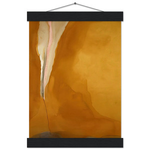Helen Frankenthaler Coral Wedge 1972 Matte Poster with Hanger
