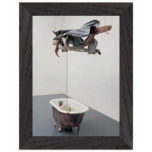 Rauschenberg SOR AQUA VENETIAN 1973 Wood Framed Art Print Poster