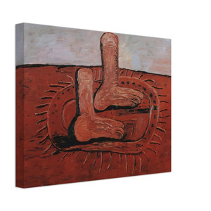Philip Guston  TWO FAT FEET Canvas