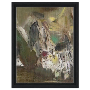 Chu teh Chun  COMPOSITION 1977 Framed Canvas