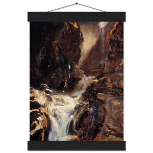 John Singer Sargent  A Waterfall Museum-Quality Matte Paper Poster with Hanger