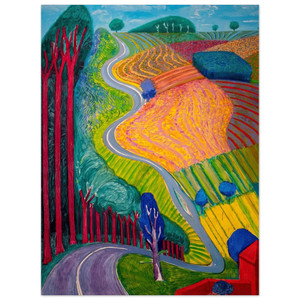 David Hockney  David Hockney N15 Aluminum Print