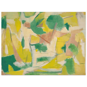 Esteban Vicente  COPLA 1951 Wood Print