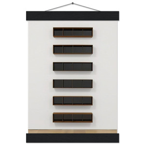 Donald Judd  Untitled  1994 N1 Museum-Quality Matte Paper Poster with Hanger