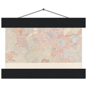 Nancy Graves Maskelyne DA Moon Region Lunar Maps 1972 Matte Poster with Hanger