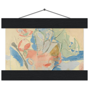 Frankenthaler Mtns Sea 1952 Museum-Quality Matte Paper Poster with Hanger