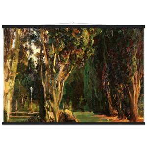 John Singer Sargent Falconieri Gardens Frascati Museum Matte Poster Hanger
