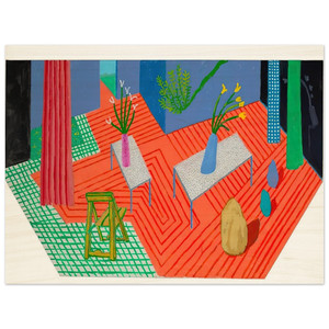 David Hockney  David Hockney N23 Wood Print
