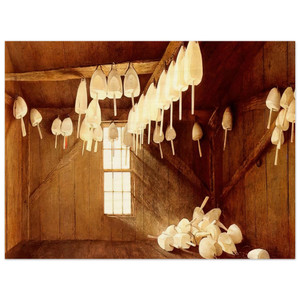 Andrew Wyeth  TOMORROW THE OUTER SHOALS Wood Print