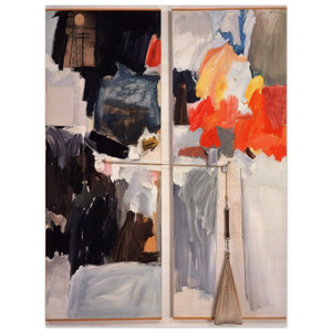 Robert Rauschenberg  STUDIO PAINTING 1961 1 Wood Print