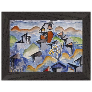 Man Ray  LANDSCAPE N11 Premium Wooden Framed Art Print / Poster