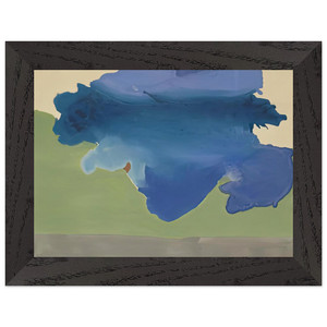 Helen Frankenthaler  The Bay 1963 Premium Wooden Framed Art Print / Poster