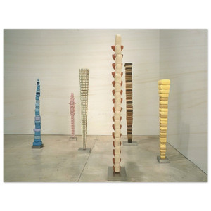 Louise Bourgeois  CHARACTERS 1965 Wood Print