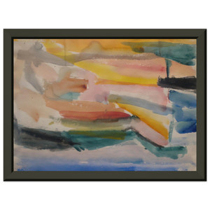 Alfred Manessier  Untitled  1946 N3 Premium Metal Framed Art Print / Poster